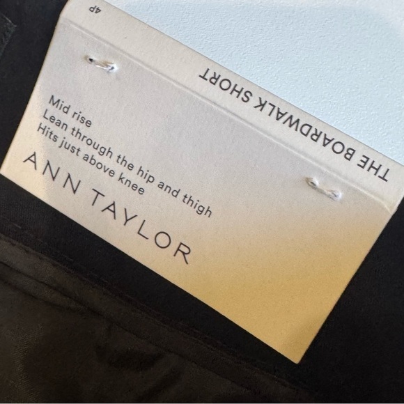 NWT Ann Tayor petite black “the boardwalk short” ❤️ - Picture 5 of 6